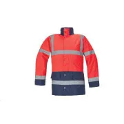 SEFTON Jacke HV rot / marine 3XL