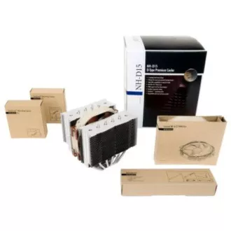 NOCTUA CPU-Kühler NH-D15, 2x 140mm, LGA1851, AM5, braun/silber NOCTUA CPU-Kühler NH-D15, 2x 140mm, LGA1851, AM5, braun/silber