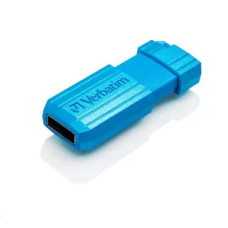 VERBATIM Flash Disk 32GB Store 'n' Go PinStripe, Caribbean Blue