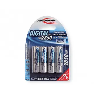 Akku - Ansmann Mignon 4xAA Typ 2850 min 1, 2V / 2650 mAh DIGIT Akku - Ansmann Mignon 4xAA Typ 2850 min 1, 2V / 2650 mAh DIGIT