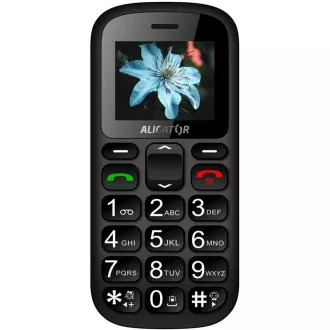Aligator A321 Senior Dual SIM, rot-schwarz + Ladestation Aligator A321 Senior Dual SIM, rot-schwarz + Ladestation