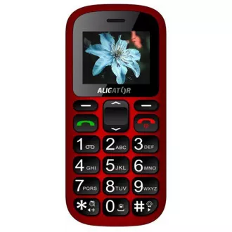 Aligator A321 Senior Dual SIM, rot-schwarz + Ladestation Aligator A321 Senior Dual SIM, rot-schwarz + Ladestation