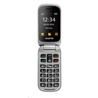 Aligator V650 Senior, schwarz-silber + Ladestation