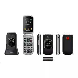Aligator V650 Senior, schwarz-silber + Ladestation