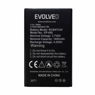 EVOLVEO Original 1000 mAh Akku für EasyPhone XG