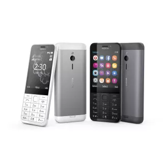 Nokia 230 Dual-SIM, Dunkelsilber