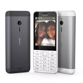 Nokia 230 Dual-SIM, Dunkelsilber