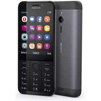 Nokia 230 Dual-SIM, Dunkelsilber