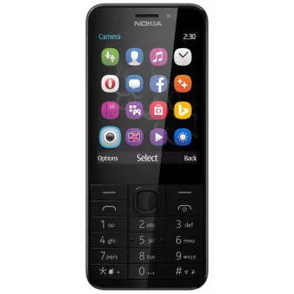 Nokia 230 Dual-SIM, Silber - Unverpackt