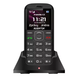 Aligator A720 4G Senior, schwarz Ladestation Aligator A720 4G Senior, schwarz Ladestation