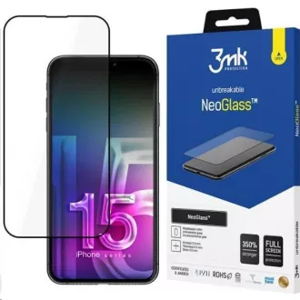 3mk NeoGlass Schwarz für Apple iPhone 15 3mk NeoGlass Schwarz für Apple iPhone 15