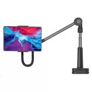 FIXED Universal-Tischhalter RELAX für Schreibtischmontage mit schwenk- und verstellbarem Arm, schwarz