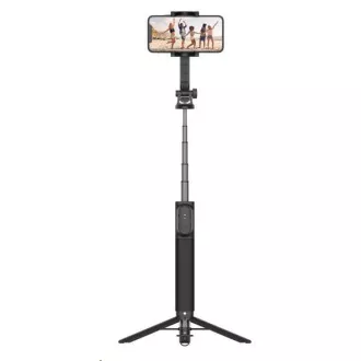 FIXED Selfie-Stick mit Snap XL Stativ und kabellosem Auslöser, 1/4" Gewinde, schwarz FIXED Selfie-Stick mit Snap XL Stativ und kabellosem Auslöser, 1/4" Gewinde, schwarz