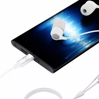 3mk Kopfhörer - Kabelgebundene Kopfhörer USB-C, weiß