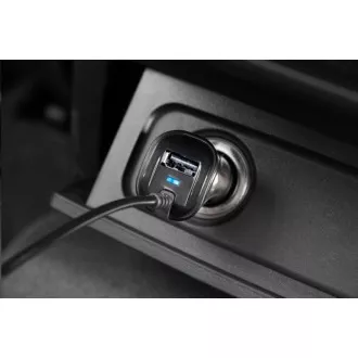 Aligator KFZ-Ladegerät Turbocharge, 12/24 V, 2, 4 A, USB-C, 1x USB-Ausgang, schwarz