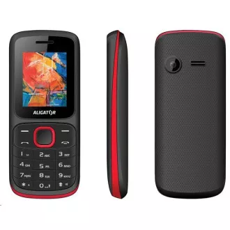 Alligator D210 Dual SIM, schwarz-rot Alligator D210 Dual SIM, schwarz-rot