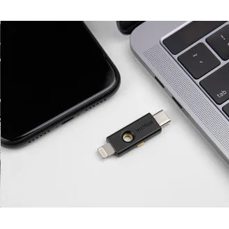 YubiKey 5Ci - USB-C + Lightning, Schlüssel / Token mit Multifaktor-Authentifizierung, OpenPGP- und Smartcard-Unterstützung (2FA) YubiKey 5Ci - USB-C + Lightning, Schlüssel / Token mit Multifaktor-Authentifizierung, OpenPGP- und Smartcard-Unterstützung (2FA)