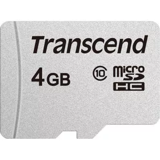 TRANSCEND MicroSDHC-Karte 4GB 300S, Klasse 10, ohne Adapter TRANSCEND MicroSDHC-Karte 4GB 300S, Klasse 10, ohne Adapter