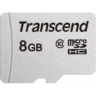 TRANSCEND MicroSDHC-Karte 8GB 300S, Klasse 10, ohne Adapter