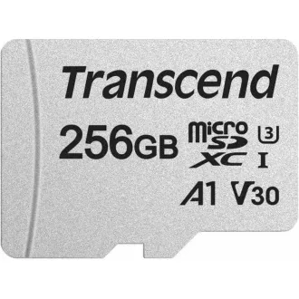 TRANSCEND MicroSDXC-Karte 256GB 300S, UHS-I U3 V30 + Adapter
