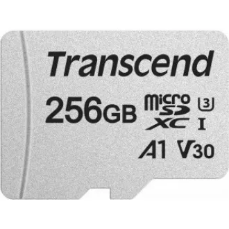 TRANSCEND MicroSDXC-Karte 256GB 300S, UHS-I U3 V30 + Adapter