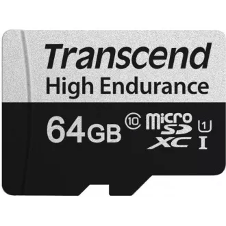 TRANSCEND MicroSDXC-Karte 64GB 350V, High Endurance