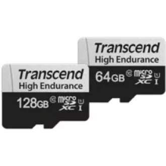 TRANSCEND MicroSDXC-Karte 64GB 350V, High Endurance