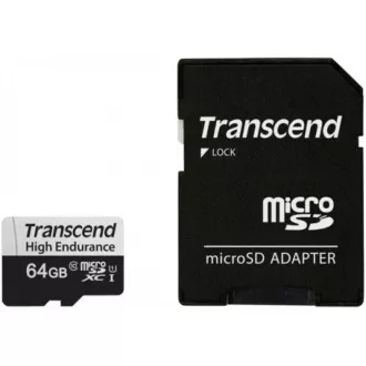 TRANSCEND MicroSDXC-Karte 64GB 350V, High Endurance