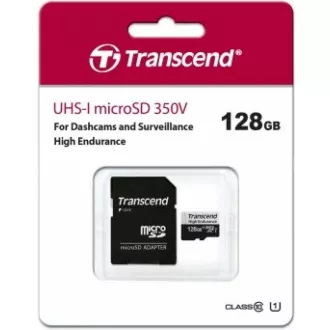 TRANSCEND MicroSDXC-Karte 128GB 350V, High Endurance