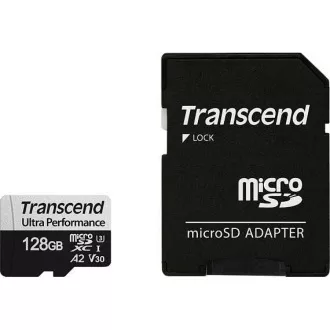 TRANSCEND MicroSDXC-Karte 128GB 340S, UHS-I U3 A2 Ultra Performance 160/125 MB/s