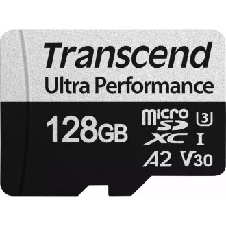 TRANSCEND MicroSDXC-Karte 128GB 340S, UHS-I U3 A2 Ultra Performance 160/125 MB/s