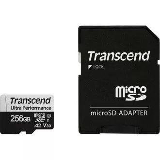 TRANSCEND MicroSDXC-Karte 256GB 340S, UHS-I U3 A2 Ultra Performance 160/125 MB/s
