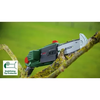 Bosch UniversalChainPole 18 Akku-Teleskop-Baumschere, Oregon-Kette, automatische Schmierung, Schutzbügel Bosch UniversalChainPole 18 Akku-Teleskop-Baumschere, Oregon-Kette, automatische Schmierung, Schutzbügel
