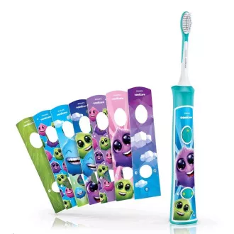 Philips HX6322/04 Sonicare for Kids, Zahnbürste, für Kinder, 62000 Schwingungen/Min., 2 Putzmodi, Bluetooth, Aqua Philips HX6322/04 Sonicare for Kids, Zahnbürste, für Kinder, 62000 Schwingungen/Min., 2 Putzmodi, Bluetooth, Aqua