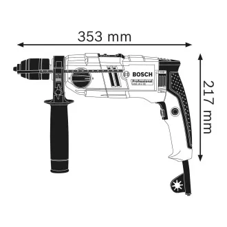 Bosch GSB 18-2 RE Schlagbohrmaschine, 800 W, Wand 18 / 14 mm, Holz 35 / 22 mm Bosch GSB 18-2 RE Schlagbohrmaschine, 800 W, Wand 18 / 14 mm, Holz 35 / 22 mm