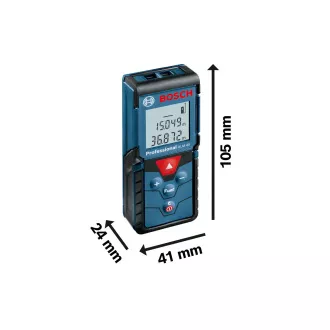 BOSCH GLM 40, Laser-Entfernungsmesser, Reichweite 0, 15 - 40, 00 m, 635 nm, < 1 mW BOSCH GLM 40, Laser-Entfernungsmesser, Reichweite 0, 15 - 40, 00 m, 635 nm, < 1 mW