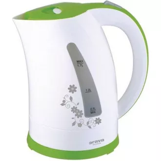 Orava VK-3417 G elektrischer Wasserkocher, 2000 W, 1,7 l, automatische Abschaltung, weiß / grün Orava VK-3417 G elektrischer Wasserkocher, 2000 W, 1,7 l, automatische Abschaltung, weiß / grün