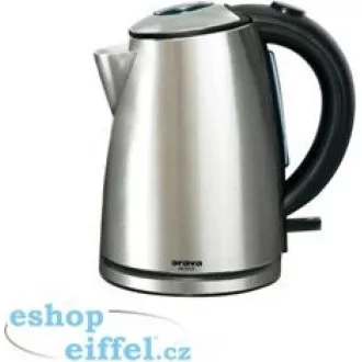 Orava VK-3712 elektrischer Wasserkocher, 1600 W, 1,2 l, automatische Abschaltung, silber