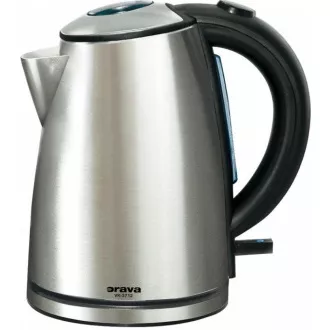Orava VK-3712 elektrischer Wasserkocher, 1600 W, 1,2 l, automatische Abschaltung, silber