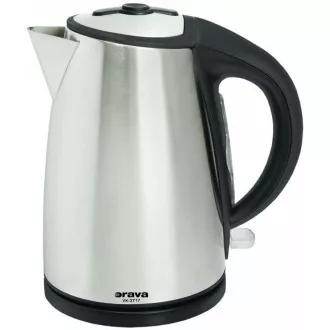 Orava VK-3717 elektrischer Wasserkocher, 2000 W, 1,7 l, automatische Abschaltung, silber Orava VK-3717 elektrischer Wasserkocher, 2000 W, 1,7 l, automatische Abschaltung, silber