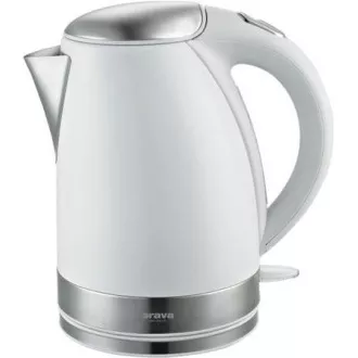 Orava VK-3217 S elektrischer Wasserkocher, 2000 W, 1,7 l, Abschaltautomatik, silber