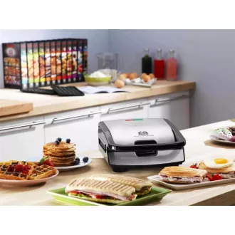 TEFAL SW854D16 Snack Collection 4in1-Toaster, 700 W, abnehmbare Platten, Bereitschaftsanzeige