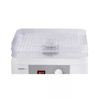 Orava SU-102 Obst- und Gemüsetrockner, 230 W, 5 Einschübe, 55 dB, Temperaturregelung, weiß Orava SU-102 Obst- und Gemüsetrockner, 230 W, 5 Einschübe, 55 dB, Temperaturregelung, weiß