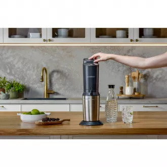 Crystal Black / Metall SodaStream Wassersprudler