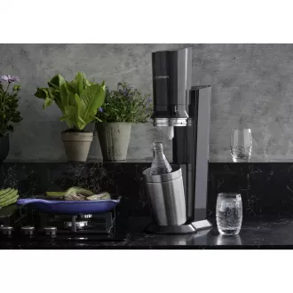 Crystal Black / Metall SodaStream Wassersprudler