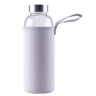 Steuber Glasflasche mit Deckel 500 ml, grau Steuber Glasflasche mit Deckel 500 ml, grau