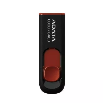 ADATA Flash Disk 64GB C008, USB 2.0 Classic, schwarz ADATA Flash Disk 64GB C008, USB 2.0 Classic, schwarz