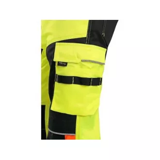 CXS BENSON Warnhose, Herren, gelb-schwarz, Gr. 50 CXS BENSON Warnhose, Herren, gelb-schwarz, Gr. 50