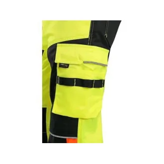 CXS BENSON Warnhose, Herren, gelb-schwarz, Gr. 52 CXS BENSON Warnhose, Herren, gelb-schwarz, Gr. 52