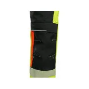 CXS BENSON Warnhose, Herren, gelb-schwarz, Gr. 58